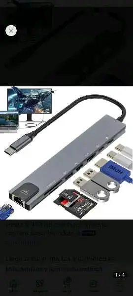 Hub USB-C multifuncional con múltiples puertos - miniatura 2