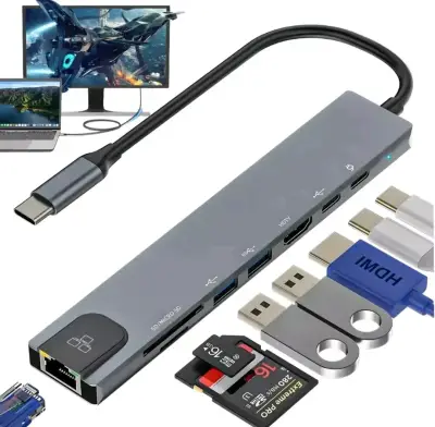 Hub USB-C multifuncional con múltiples puertos - miniatura 3