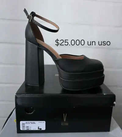 Zapatos de tacón alto Vizzano negros talla 38 - miniatura 1