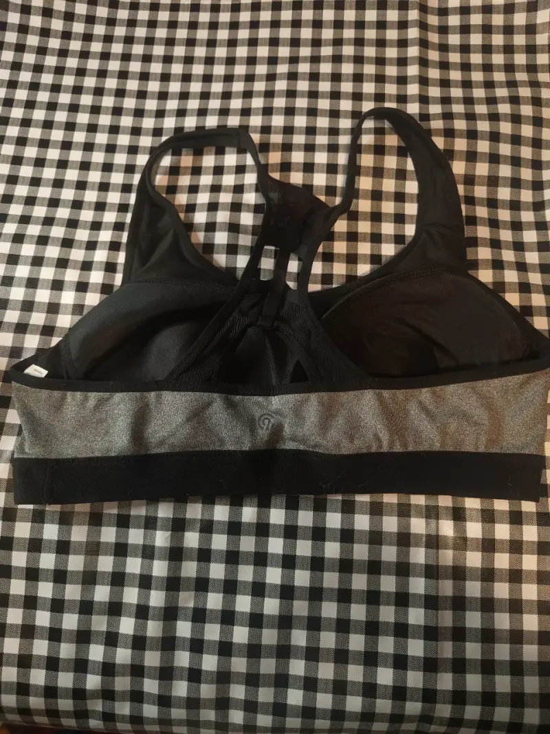 Sostén deportivo gris con transparencia Champion - 2