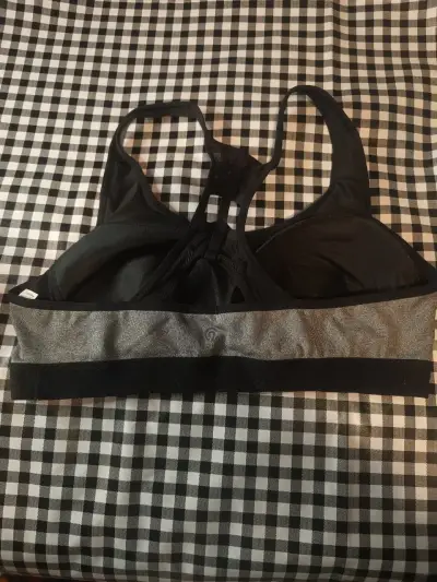 Sostén deportivo gris con transparencia Champion - miniatura 2