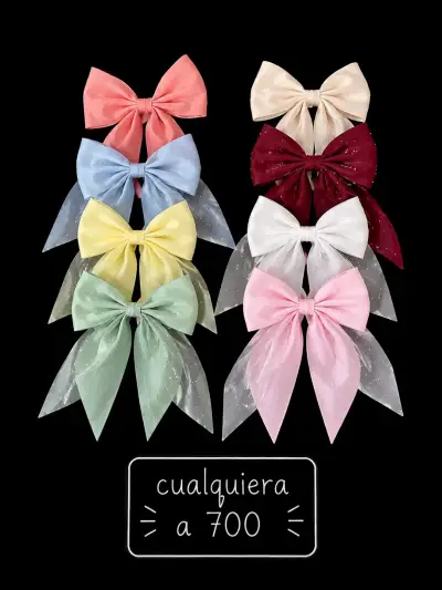 Set de lazos de colores variados - miniatura 3