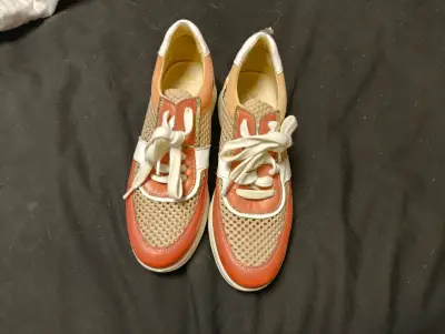 Zapatillas de malla y cuero - miniatura 1