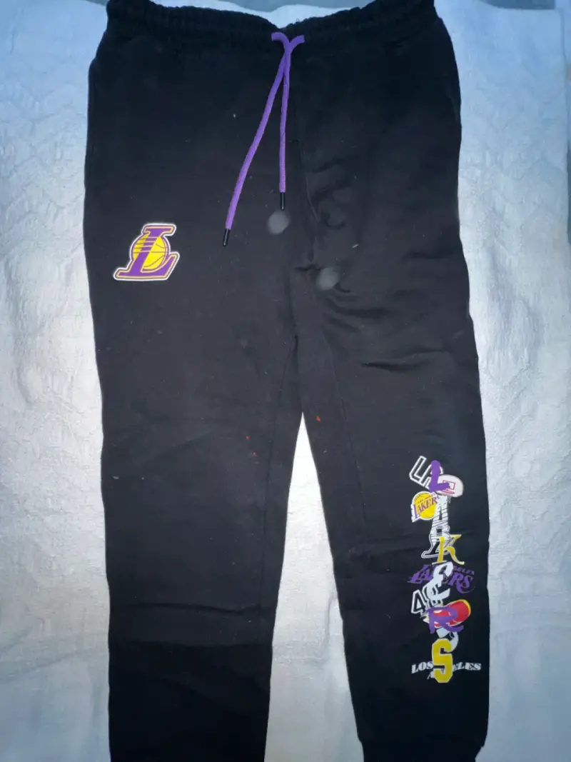 Pantalones deportivos Los Angeles Lakers negros - 1