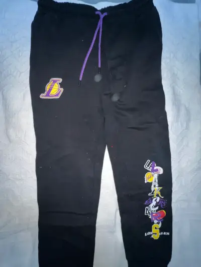 Pantalones deportivos Los Angeles Lakers negros - miniatura 1