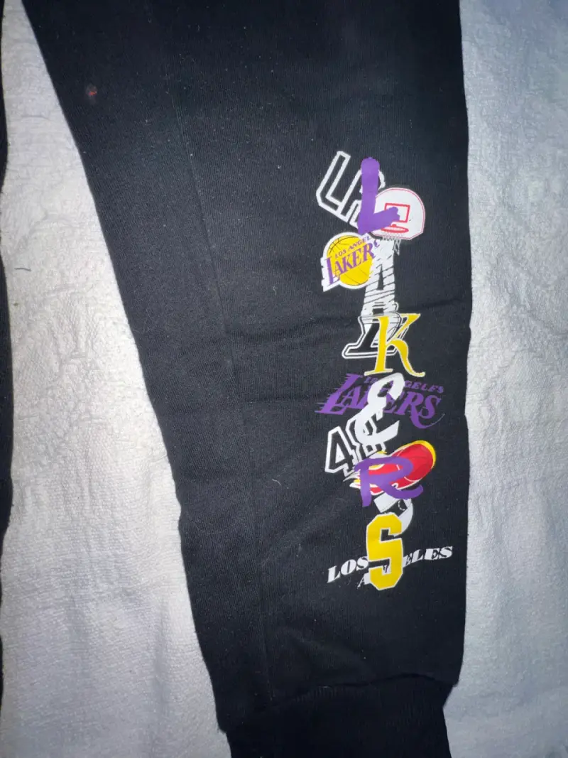 Pantalones deportivos Los Angeles Lakers negros - 3