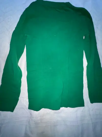 Polera verde manga larga para mujer - miniatura 2