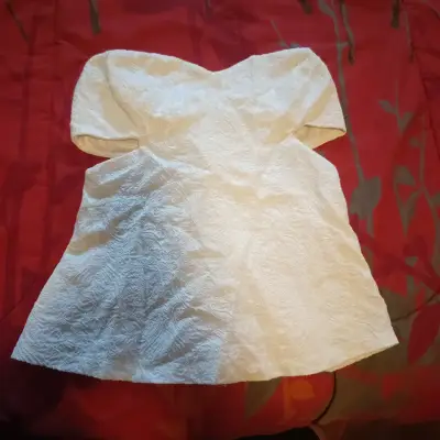 Top blanco Trafaluc Zara talla S - miniatura 1