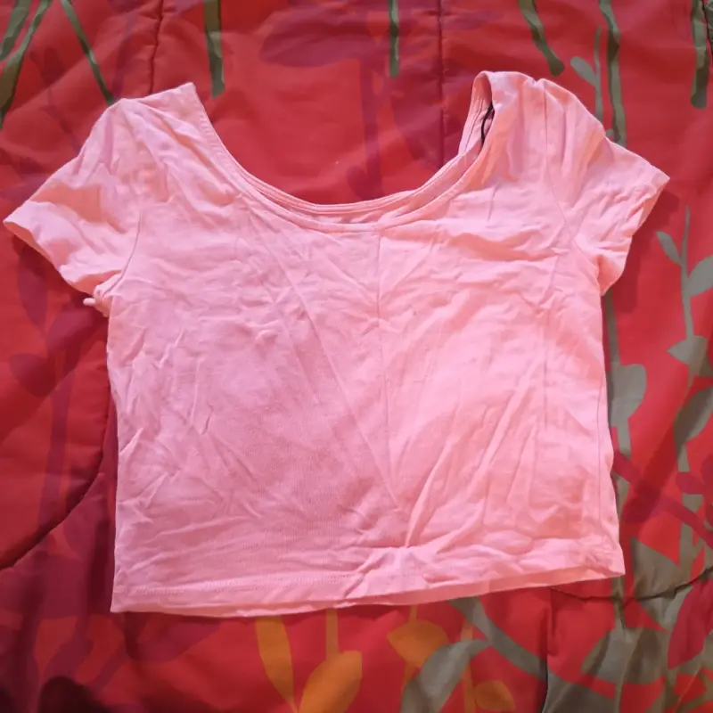 Polera rosa H&M talla S - 2