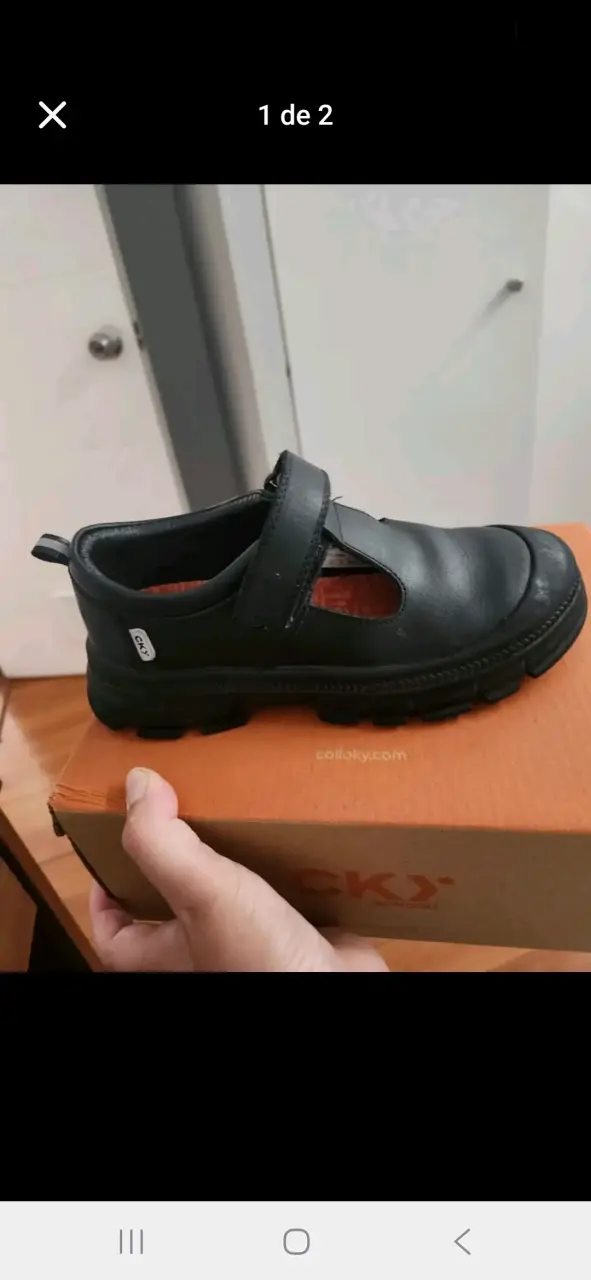 Zapato escolar negro CKY para niña número 31