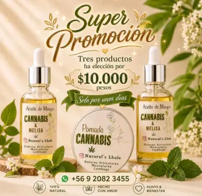 Aceite de masaje y pomada de cannabis para masajes - miniatura 4