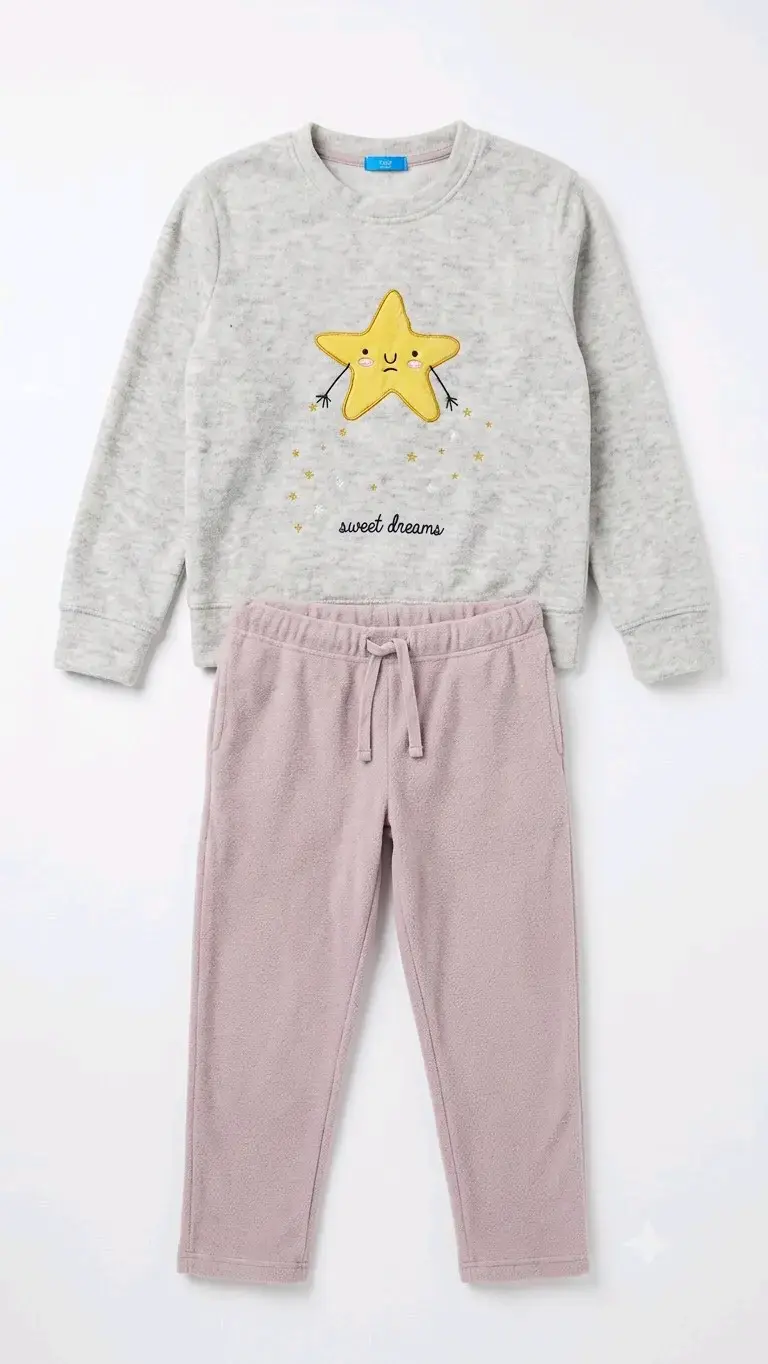 Pijama infantil con diseño de estrella