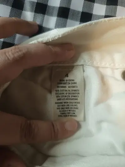 Shorts blancos American Eagle para mujer - miniatura 5