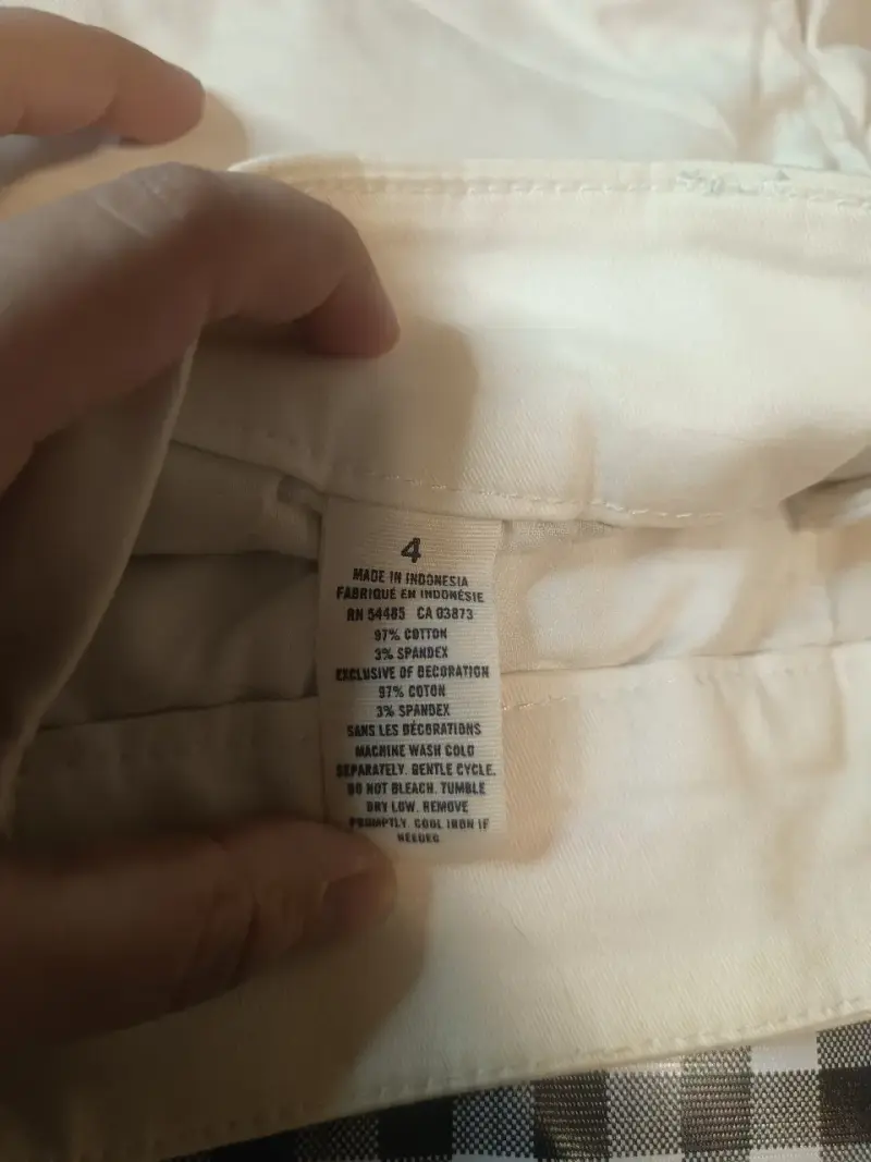 Shorts blancos de mujer American Eagle - 4