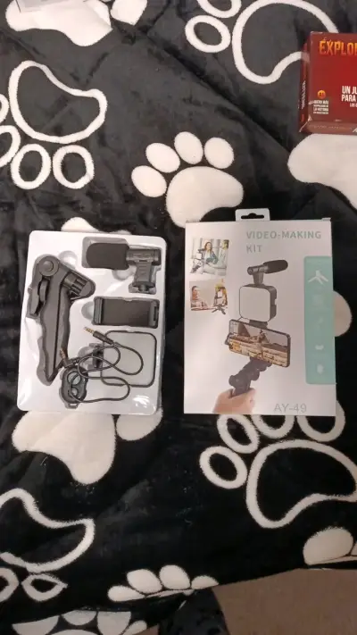 Kit de creación de videos AY-49 con micrófono - miniatura 3