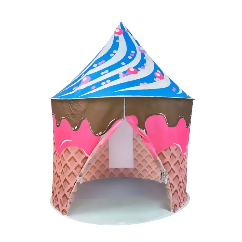 Carpa infantil diseño helado colorida - 2
