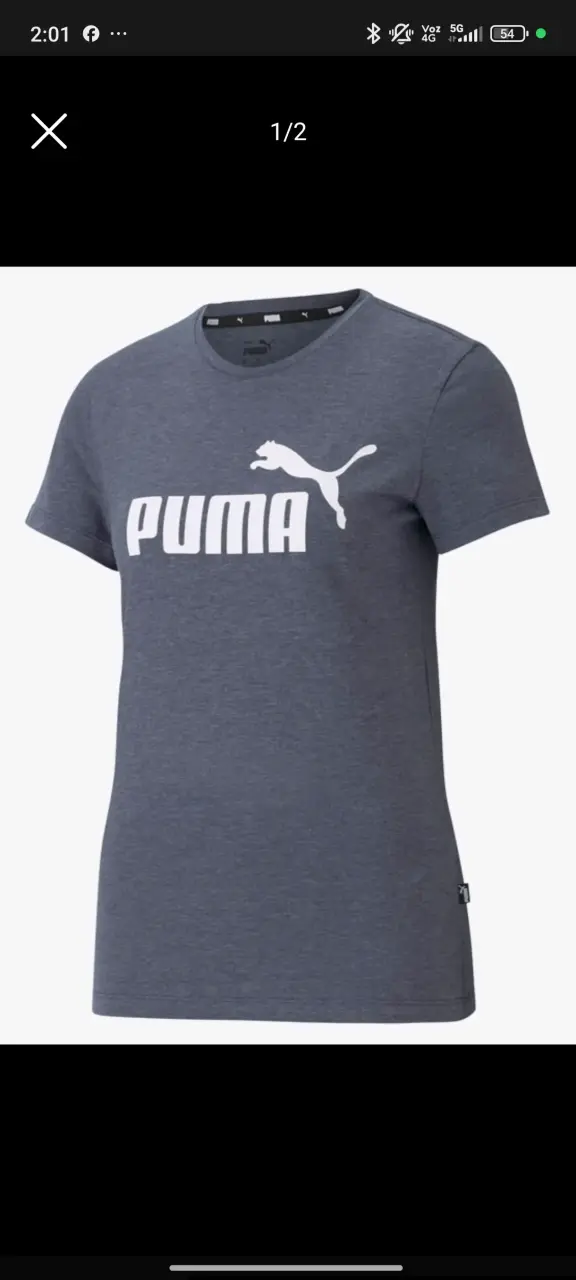 Polera Puma azul para mujer - 2