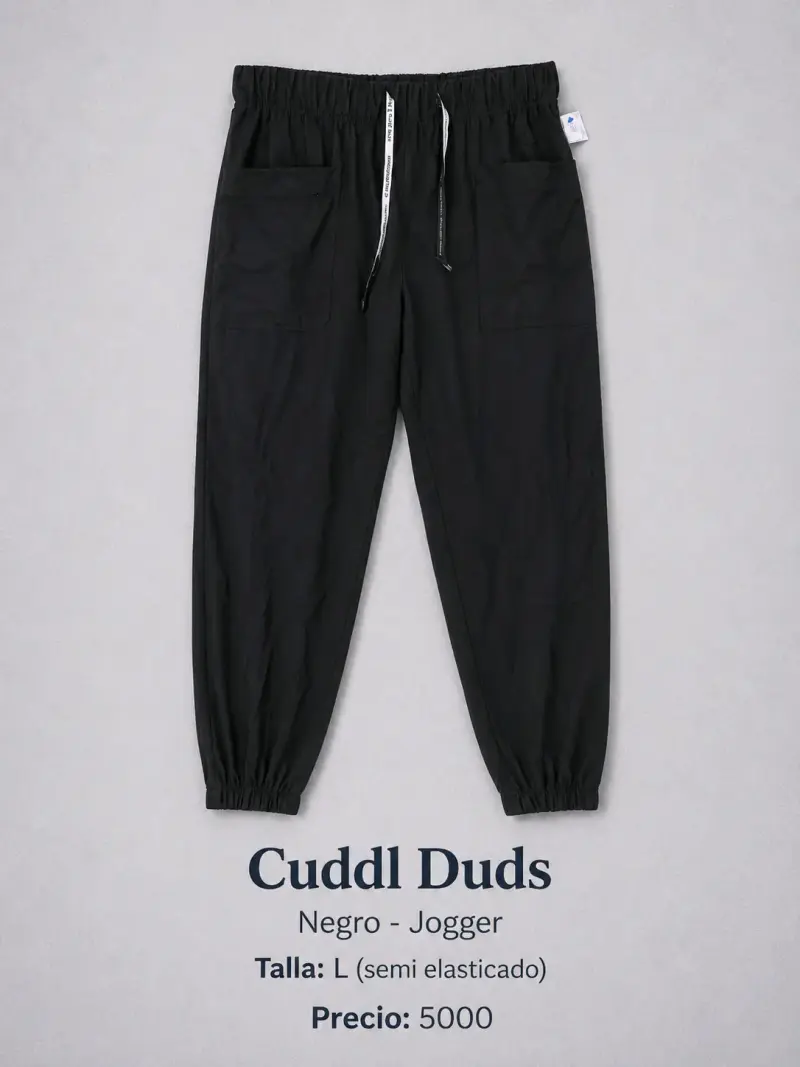 Pantalón clinico Jogger Negro