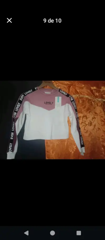 Polerón bicolor 'Lovely' con diseño moderno - miniatura 1