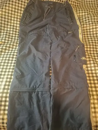 Pantalones buzo azul marino ajustable - miniatura 2