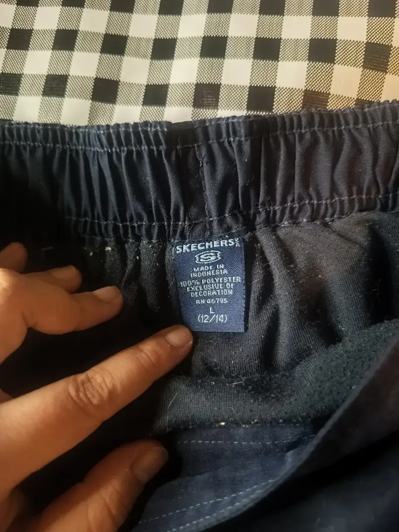 Pantalones buzo azul marino ajustable - 6