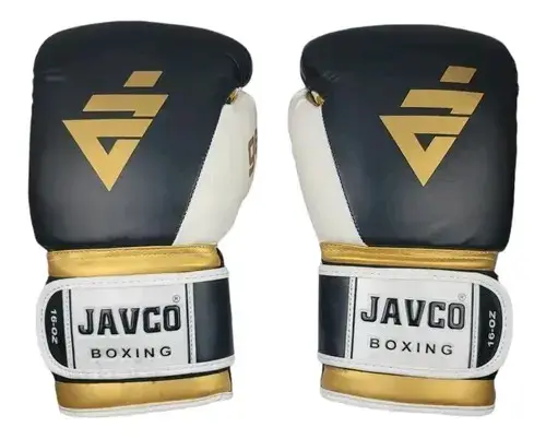 Guantes de boxeo Javco dorados y negros - 1