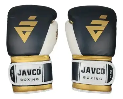 Guantes de boxeo Javco dorados y negros - miniatura 1