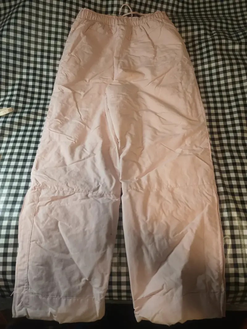 Pantalones térmicos rosados de niña - 2