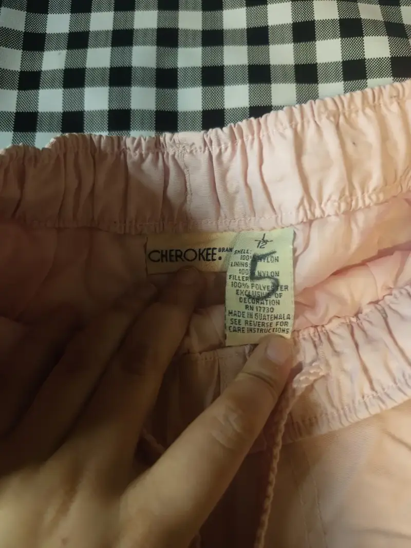Pantalones térmicos rosados de niña - 4