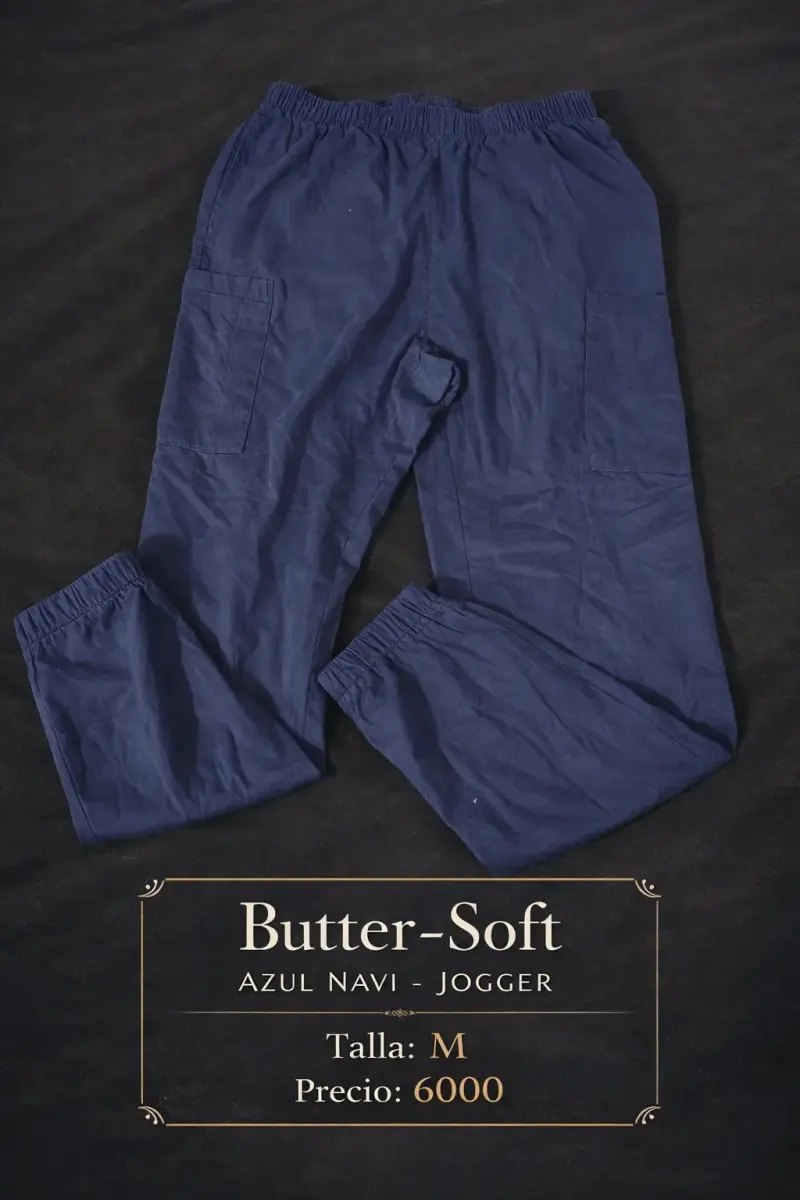 Pantalón Clínico Azul Navy Butter-Soft