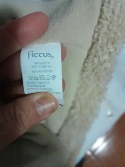 Chaqueta de bebé Ficcus con capucha - miniatura 4