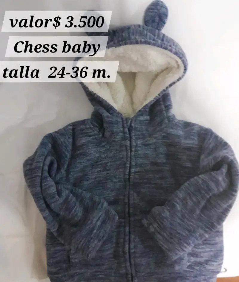 Chaqueta con capucha Chess Baby 24-36 meses - 1