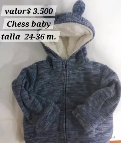 Chaqueta con capucha Chess Baby 24-36 meses - miniatura 1