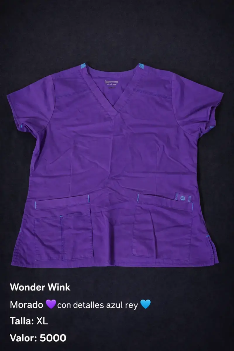 Blusa médica Wonder Wink morada