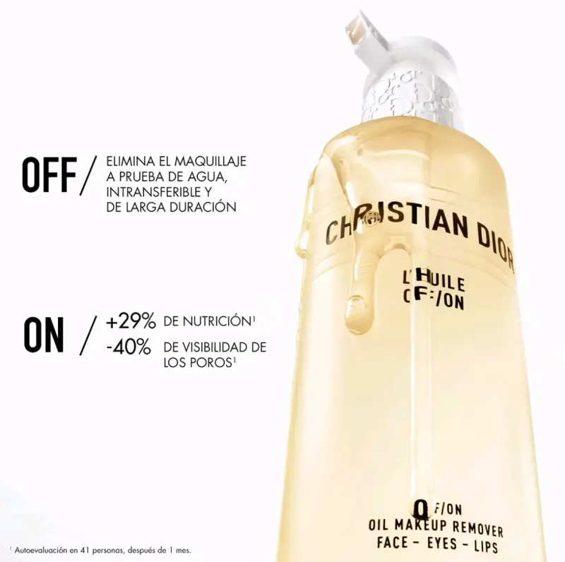 Desmaquillante Dior L'Huile Off/On 175ml caja blan - 4