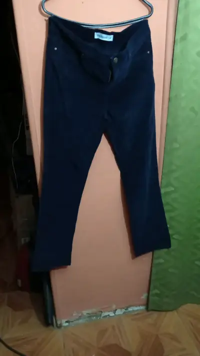 Pantalones de pana azul Rainforest talla L - miniatura 1