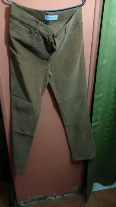 Pantalones de pana azul Rainforest talla L - miniatura 3