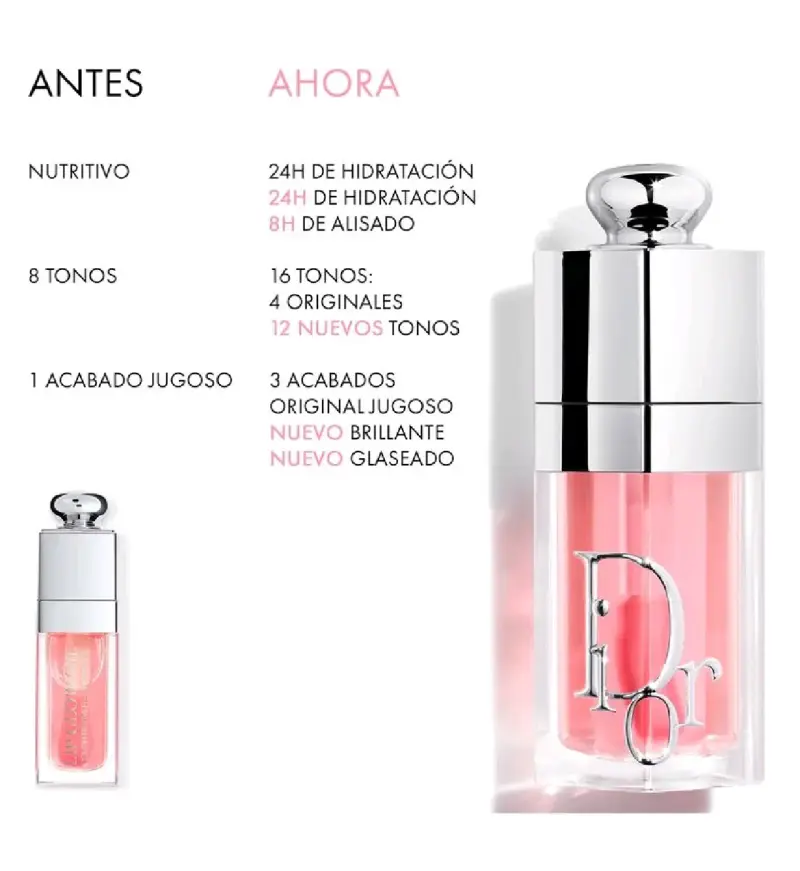 Brillo labial Dior Lip Glow Oil sin caja, Original - 5