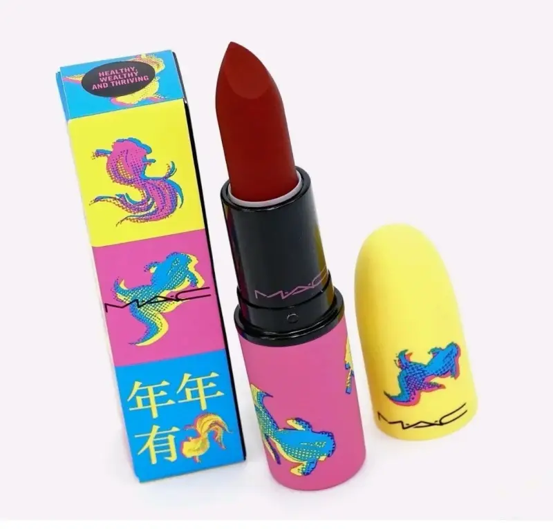 Labial Mac Powder Kiss Lipstick Healty Wealthy - 3