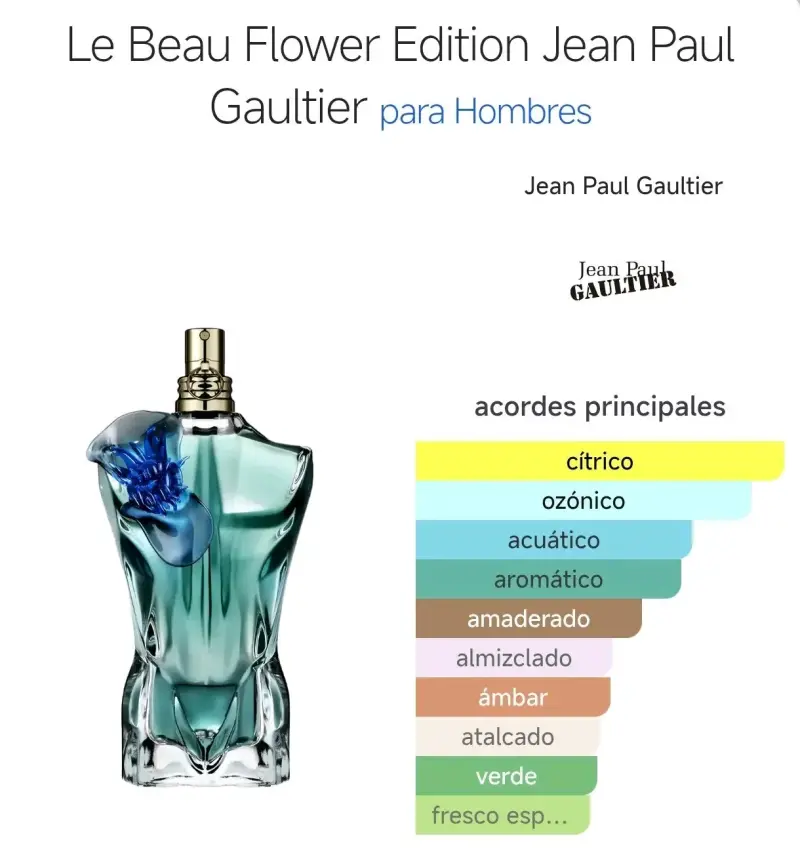 Perfume JPG Le Beau Flower Edition Edp Decant 10Ml - 3