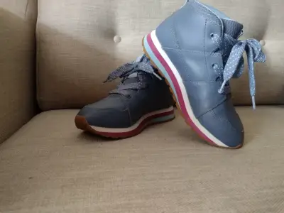 Zapatillas deportivas azul marino para mujer - miniatura 3