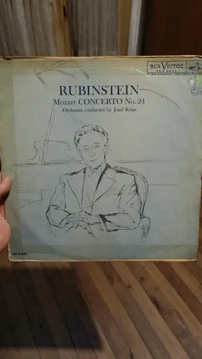 Vinilo Rubinstein Mozart Concierto No. 24 - miniatura 1