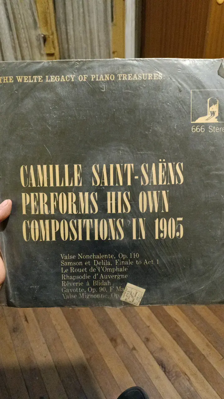 Vinilo Camille Saint-Saëns Composiciones 1905 - 1