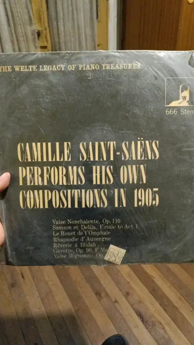 Vinilo Camille Saint-Saëns Composiciones 1905 - miniatura 1