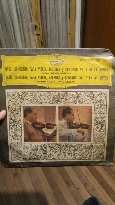 Vinilo Bach Conciertos para Violín David Oistrach - miniatura 1