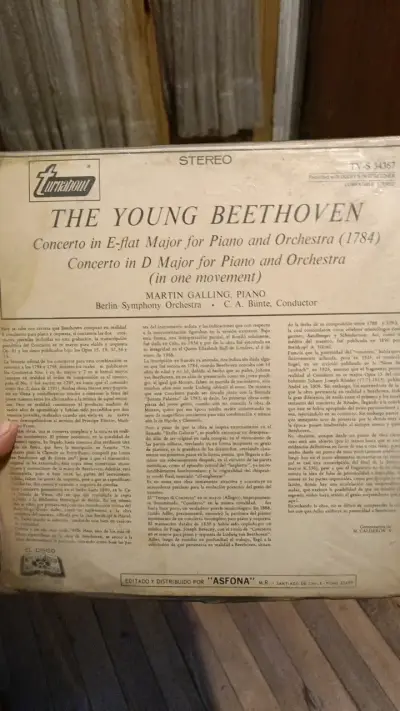 Vinilo The Young Beethoven Piano Concerto - miniatura 2