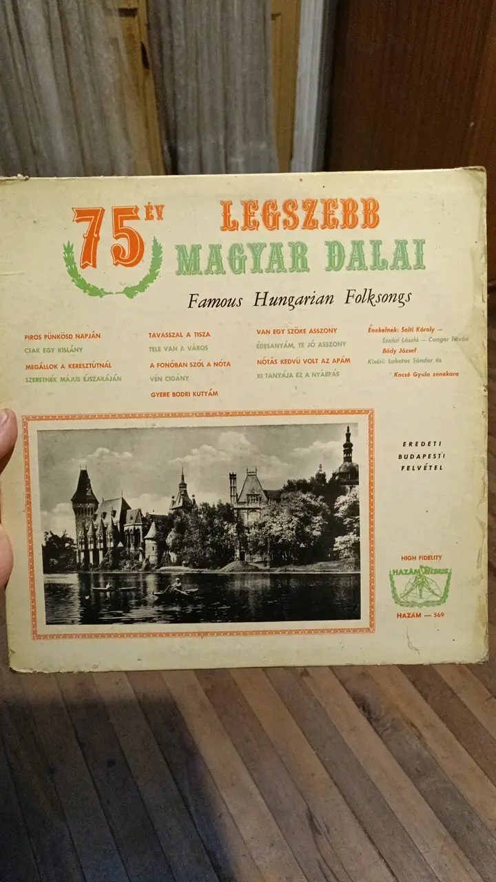 Vinilo de canciones folclóricas húngaras - 1