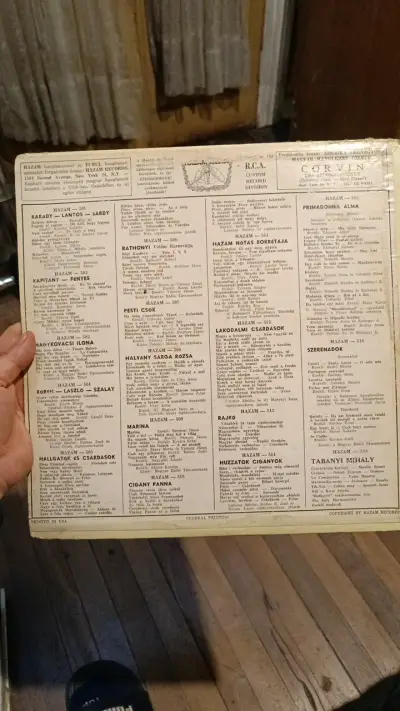 Vinilo de canciones folclóricas húngaras - miniatura 2