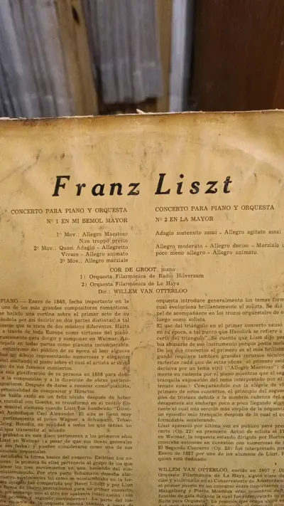 Vinilo Franz Liszt Conciertos para Piano - miniatura 2