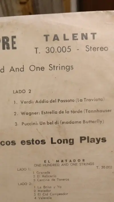 Vinilo Óperas de Siempre Talent - miniatura 3